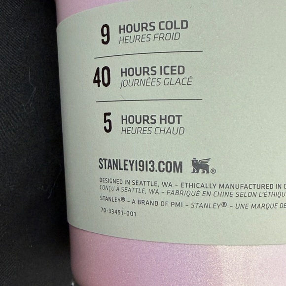 STANLEY NEW FREQUENCY QUENCHER H2.O FLOWSTATE TUMBLER | 30 OZ Rose Petal Shimmer - Picture 13 of 13